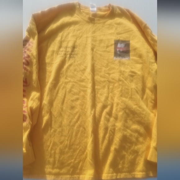 Gildan Other - Yellow Long Sleeve Men's Shirt Brutal Youth On Sleeve